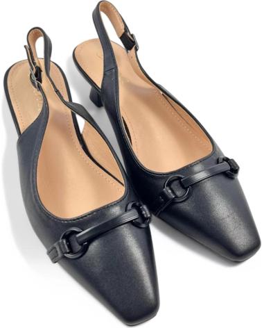 Sandali per Donna TIMBOS TACON DESTALONADO MUJER 131235 NEGRO