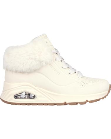 Botines-De-Niña-SKECHERS-UNO-FALL-AIR-BLANCO