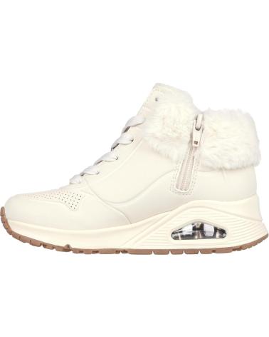 Botines-De-Niña-SKECHERS-UNO-FALL-AIR-BLANCO