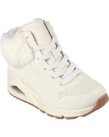 Botines-De-Niña-SKECHERS-UNO-FALL-AIR-BLANCO