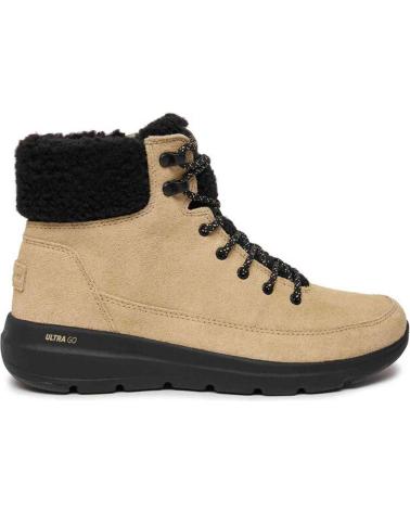 Botas de Mulher SKECHERS BOTAS ON THE GO GLACIAL ULTRA 16677 BEIGE