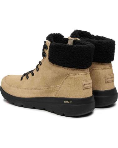 Boots für Damen SKECHERS BOTAS ON THE GO GLACIAL ULTRA 16677 BEIGE