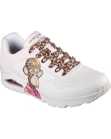 Sportivo per Uomo SKECHERS ZAPATILLAS UNO-DR BOMBAY PARA HOMBRE EN COLOR BLANCO