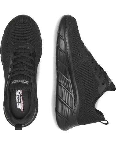 Sportivo per Donna SKECHERS ZAPATILLAS BOBS PARA MUJER EN COLOR NEGRO