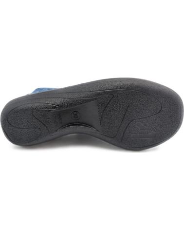 Woman Flat shoes ARCOPEDICO ESTRELLA LICRA AZUL