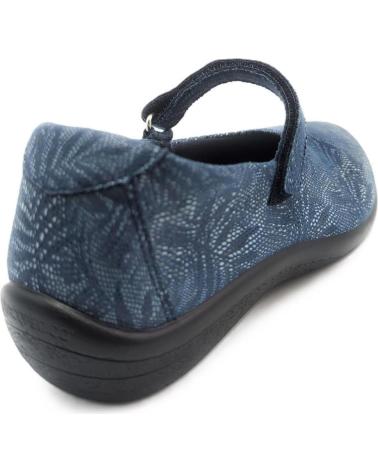 Woman Flat shoes ARCOPEDICO ESTRELLA LICRA AZUL