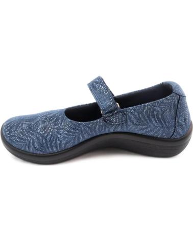 Woman Flat shoes ARCOPEDICO ESTRELLA LICRA AZUL