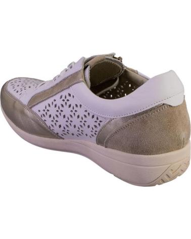 Sportivo per Donna TREINTAS 4312 ZAPATILLAS CASUAL DE MUJER PIEL BLANCO