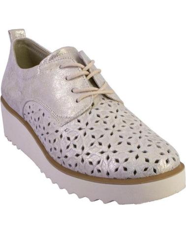 Schuhe für Damen TREINTAS 4319 ZAPATOS CON CORDONES DE MUJER PIEL PLATINO