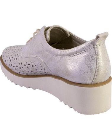 Schuhe für Damen TREINTAS 4319 ZAPATOS CON CORDONES DE MUJER PIEL PLATINO