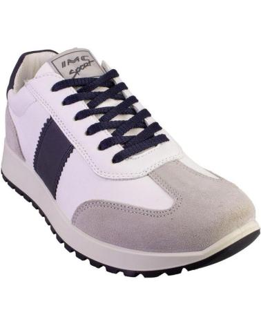 Sportivo per Uomo IMAC 751710 ZAPATILLAS CASUAL DE HOMBRE PIEL BLANCO