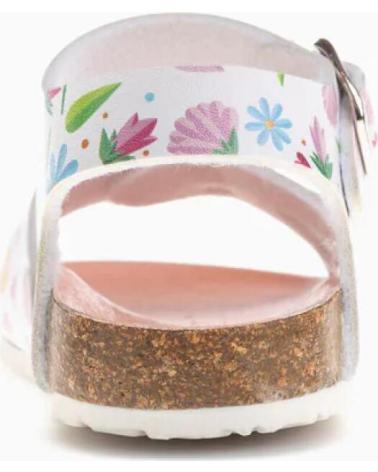 Zapatos de Niña PABLOSKY SANDALIA ESTILO BIO CON HEBILLAS PARA NINA 439604 BLANCO
