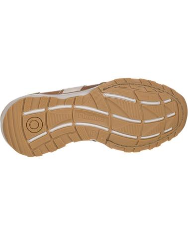 Deportivas de Hombre FLUCHOS ZAPATOS DE SPORT F2083 HOMBRE CUERO MARRóN