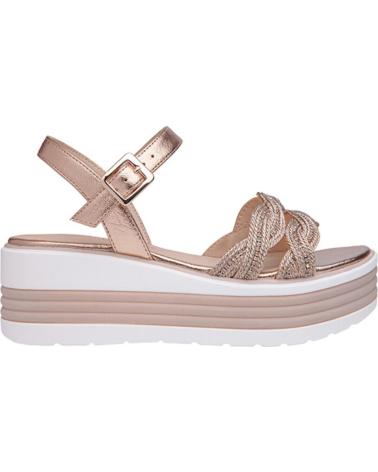 Sandalias de Mujer REGARDE LE CIEL SANDALIA CUNA BAJA CON HEBILLA BRONCE
