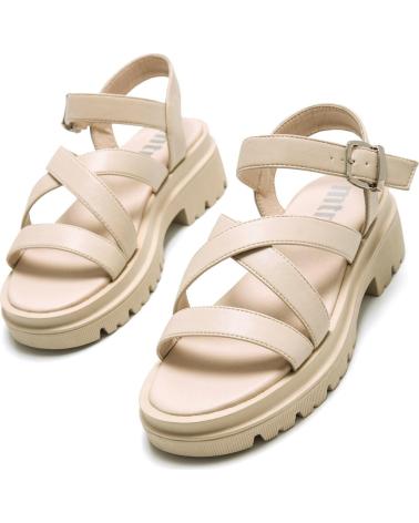 Sandalen für Damen MTNG 51891 BEIGE