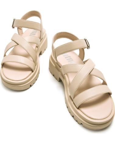 Sandalen für Damen MTNG 51891 BEIGE