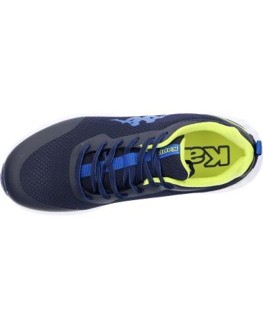 Zapatillas deporte de Mujer y Niña y Niño KAPPA 381F58W LOGO GLINCH 2 KID BLUE MARINE-GREEN LIME