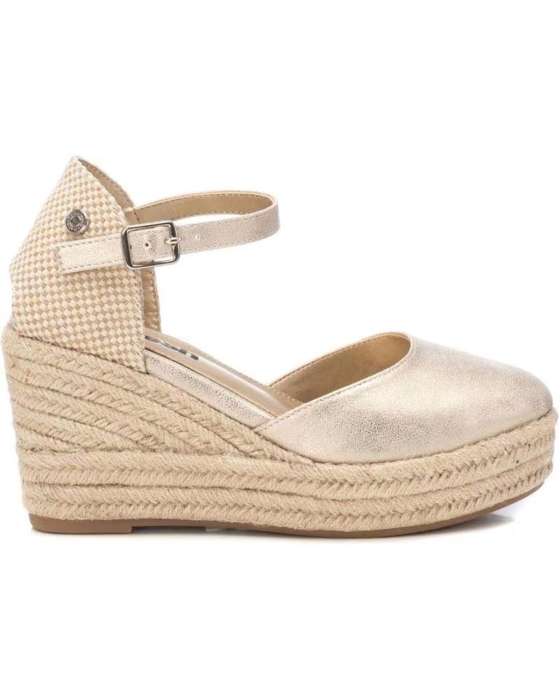 Sandals-De-Mujer-REFRESH-REFRESH PLATFORM WEDGE SANDALS WOMEN MODEL 172782 GOLD-PLATINUM-ORO