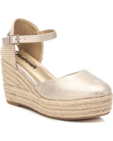 Sandals-De-Mujer-REFRESH-REFRESH PLATFORM WEDGE SANDALS WOMEN MODEL 172782 GOLD-PLATINUM-ORO