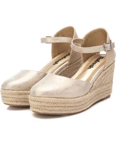 Sandals-De-Mujer-REFRESH-REFRESH PLATFORM WEDGE SANDALS WOMEN MODEL 172782 GOLD-PLATINUM-ORO