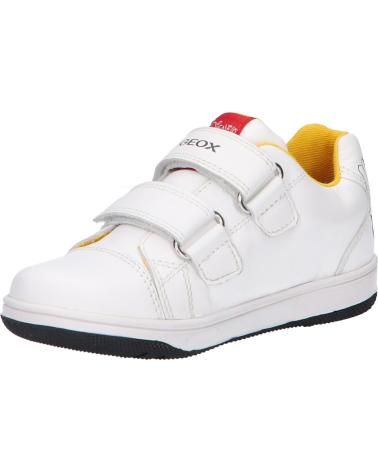 Sportschuhe für Junge GEOX B251LA 00085 B NEW FLICK C0404 WHITE BLACK