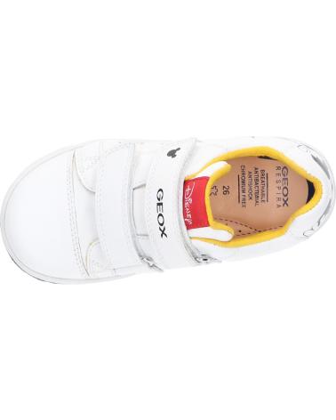 Sportschuhe für Junge GEOX B251LA 00085 B NEW FLICK C0404 WHITE BLACK