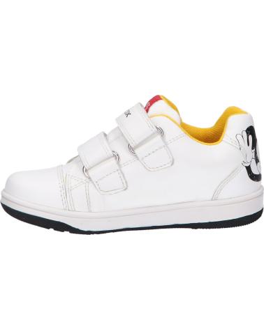 Sportschuhe für Junge GEOX B251LA 00085 B NEW FLICK C0404 WHITE BLACK