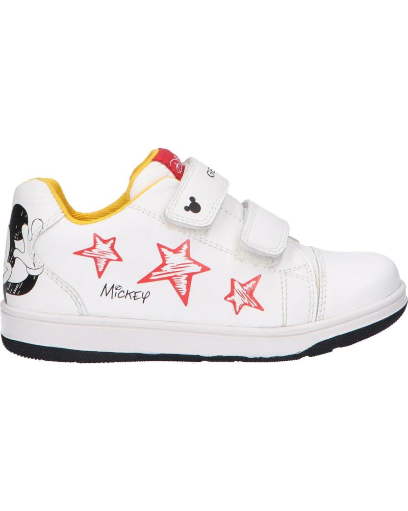 Sportschuhe für Junge GEOX B251LA 00085 B NEW FLICK C0404 WHITE BLACK