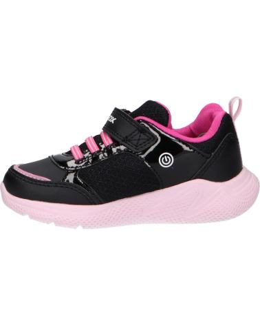 Zapatillas deporte de Niña GEOX B254TD 0HH14 B SPRINTYE C0618 BLACK-PINK
