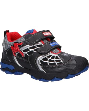 Sapatilhas de Menino GEOX J269VA 0BU11 J BULLER C0048 BLACK-RED