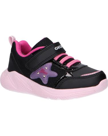 Zapatillas deporte de Niña GEOX B254TD 0HH14 B SPRINTYE C0618 BLACK-PINK
