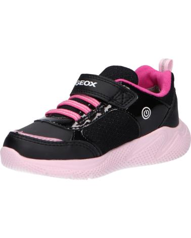 Zapatillas deporte de Niña GEOX B254TD 0HH14 B SPRINTYE C0618 BLACK-PINK