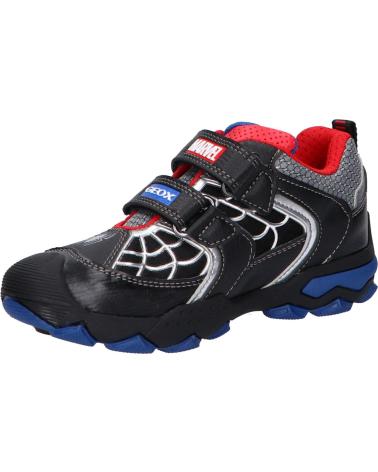 Sapatilhas de Menino GEOX J269VA 0BU11 J BULLER C0048 BLACK-RED