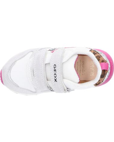 Scarpe sport per Bambina GEOX J26GZC 022BC J FASTICS C0563 WHITE-FUCHSIA