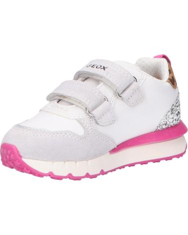 Scarpe sport per Bambina GEOX J26GZC 022BC J FASTICS C0563 WHITE-FUCHSIA
