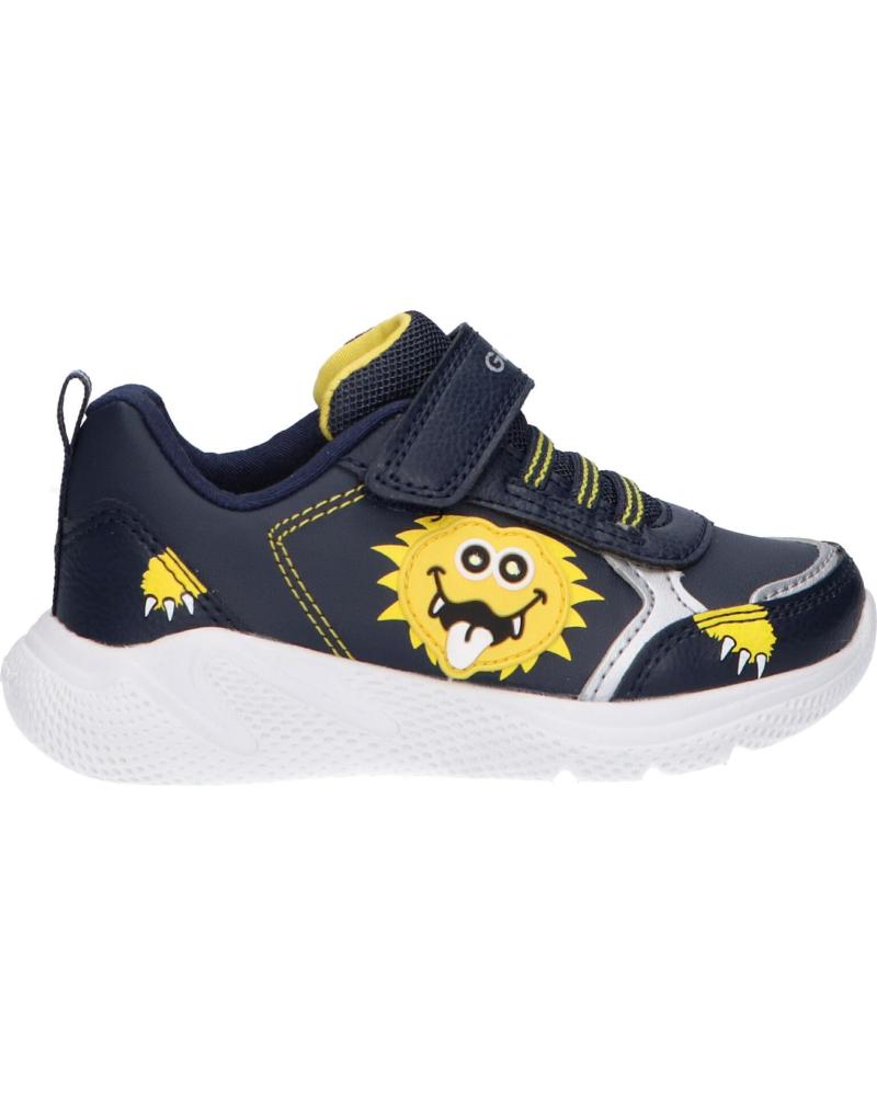 Esportes  de Menino GEOX B264UB 000BC B SPRINTYE C0657 NAVY-YELLOW