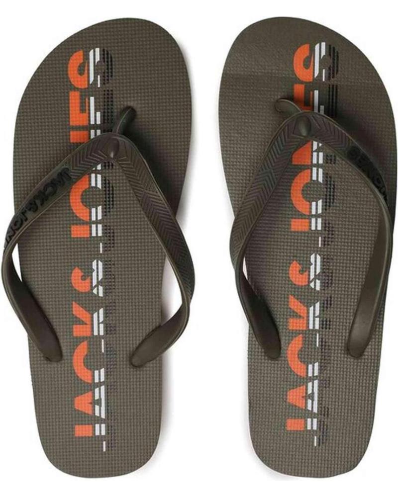 Chanclas-De-Hombre-JACK-AND-JONES-CHANCLAS-JACK-AND-JONES-JFWLOGO-FLIP-FLOP-12230641-VERDE