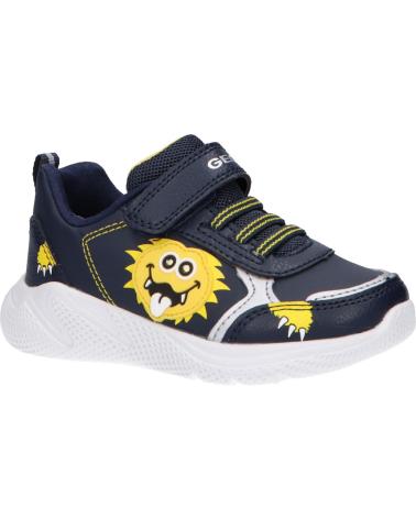 Esportes  de Menino GEOX B264UB 000BC B SPRINTYE C0657 NAVY-YELLOW