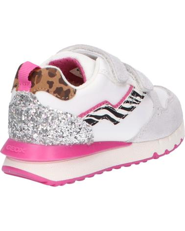 Scarpe sport per Bambina GEOX J26GZC 022BC J FASTICS C0563 WHITE-FUCHSIA