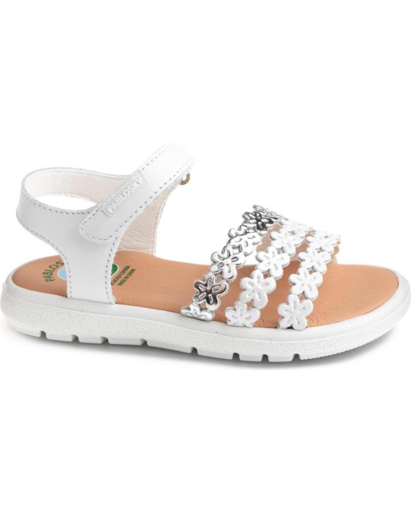 Sandals-De-Niña-PABLOSKY-SANDALIA-DE-PIEL-PARA-NINA-442200-COLOR-BLANCO
