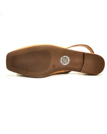 Sandali per Donna TOP3 ZAPATO CASUAL DE PIEL CON SUELA DE GOMA CUERO