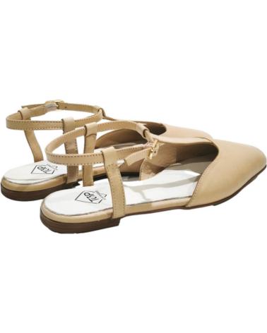 Sandali per Donna TOP3 ZAPATO CASUAL DE PIEL CON SUELA DE GOMA BEIG