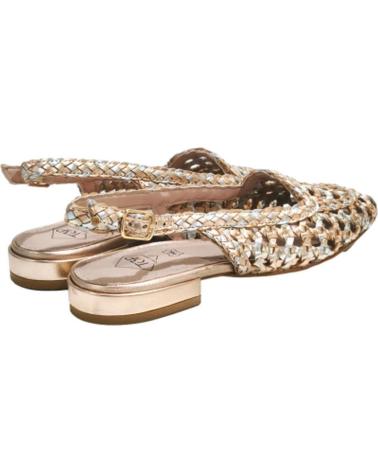 Sandali-De-Mujer-TOP3-ZAPATO-CASUAL-DE-PIEL-TRENZADA-CHAMPAN