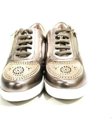 Sneaker für Damen STONEFLY STONEFLY DAMEN-SNEAKER AUS LEDER UND WILDLEDER, FARBE TAUPE-GOLD ORO TAUPE