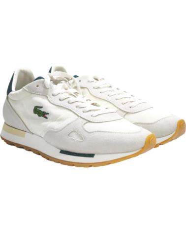 Sneaker für Herren LACOSTE DEPORTIVO CASUAL DE SERRAJE Y TELA CON SUELA DE GOMA BLANCO VERDE