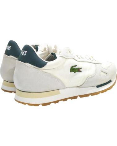Sneaker für Herren LACOSTE DEPORTIVO CASUAL DE SERRAJE Y TELA CON SUELA DE GOMA BLANCO VERDE