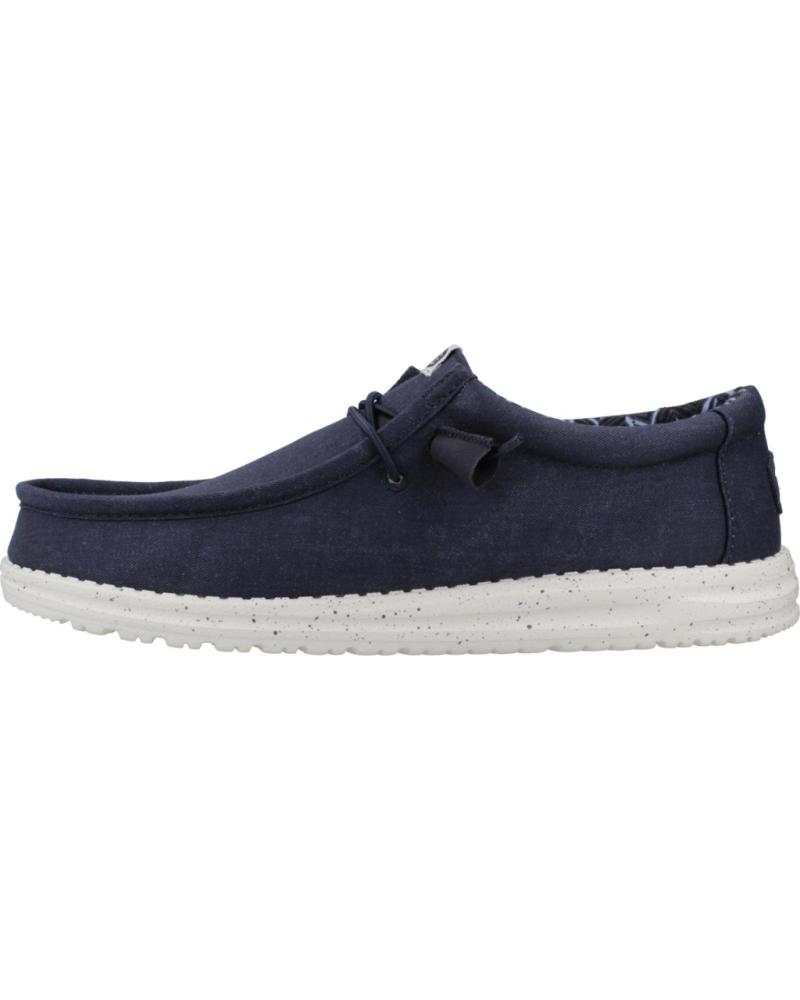 Scarpe-De-Hombre-HEY-DUDE-INFORMALES-HOMBRE-MODELO-WALLY-CANVAS-COLOR-AZUL-NAVY