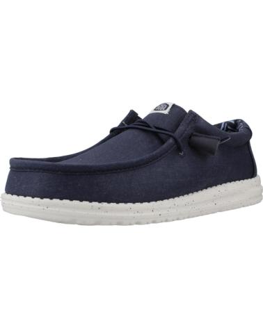 Scarpe-De-Hombre-HEY-DUDE-INFORMALES-HOMBRE-MODELO-WALLY-CANVAS-COLOR-AZUL-NAVY