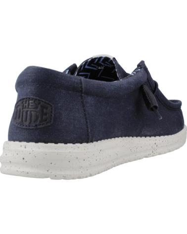 Scarpe-De-Hombre-HEY-DUDE-INFORMALES-HOMBRE-MODELO-WALLY-CANVAS-COLOR-AZUL-NAVY