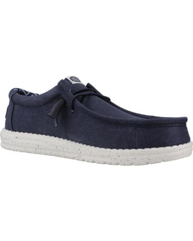 Scarpe-De-Hombre-HEY-DUDE-INFORMALES-HOMBRE-MODELO-WALLY-CANVAS-COLOR-AZUL-NAVY